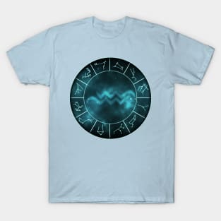 Aquarius Zodiac Symbol T-Shirt
